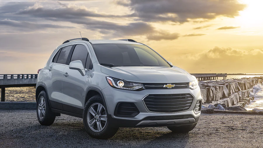 A Chevy Trax from 2021 on the beach