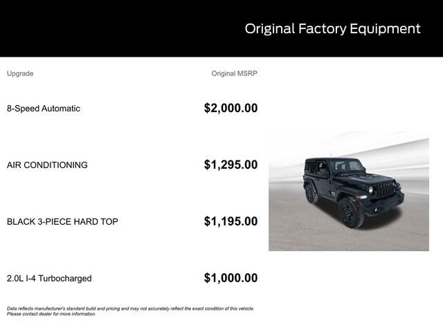 2018 Jeep Wrangler Sport