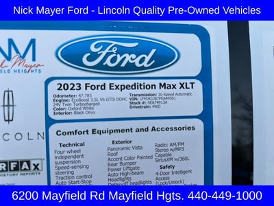2023 Ford Expedition Max XLT