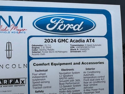 2024 GMC Acadia AT4