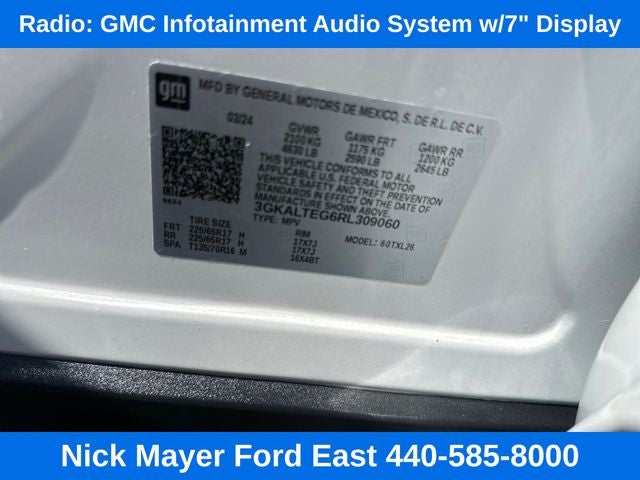 2024 GMC Terrain SLE