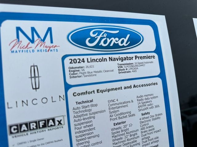 2024 Lincoln Navigator Premiere