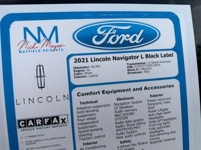 2021 Lincoln Navigator L Black Label