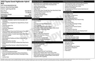 2025 Toyota Grand Highlander Hybrid XLE