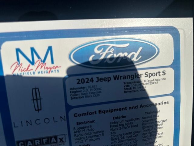 2024 Jeep Wrangler Sport S