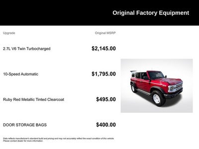 2025 Ford Bronco Heritage Edition