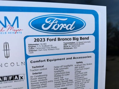 2023 Ford Bronco Big Bend