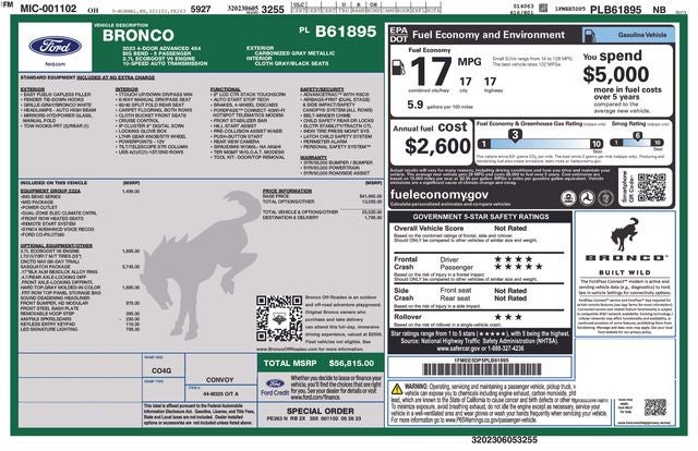 2023 Ford Bronco Big Bend