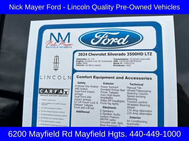 2024 Chevrolet Silverado 3500HD LTZ