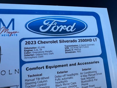 2023 Chevrolet Silverado 2500HD LT
