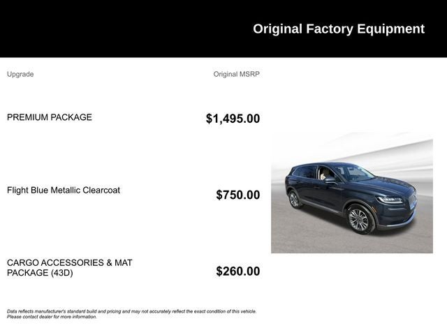 2022 Lincoln Nautilus Standard