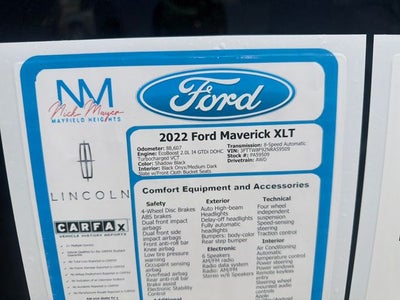 2022 Ford Maverick XLT
