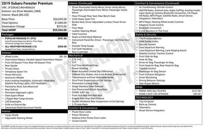 2019 Subaru Forester Premium