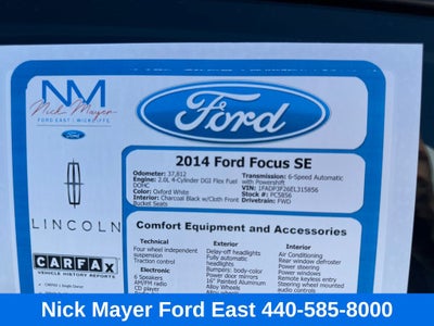 2014 Ford Focus SE