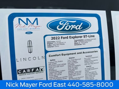 2022 Ford Explorer ST-Line