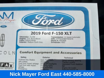 2019 Ford F-150 XLT