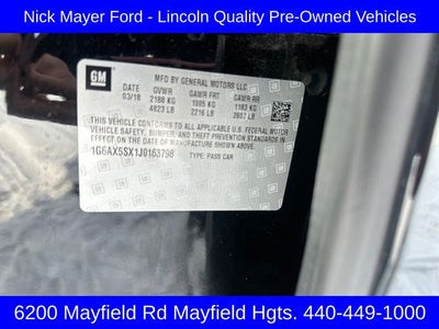 2018 Cadillac CTS 2.0L Turbo Luxury