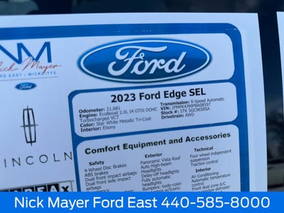 2023 Ford Edge SEL