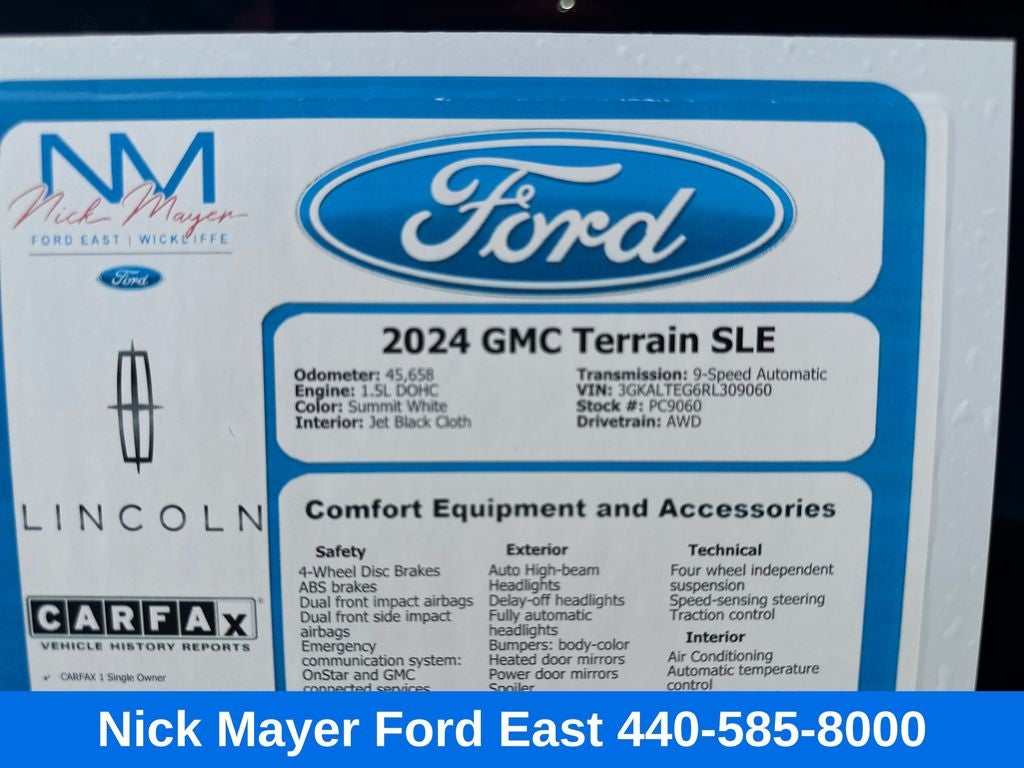 2024 GMC Terrain SLE