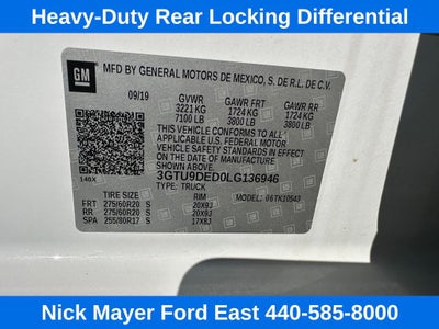 2020 GMC Sierra 1500 SLT