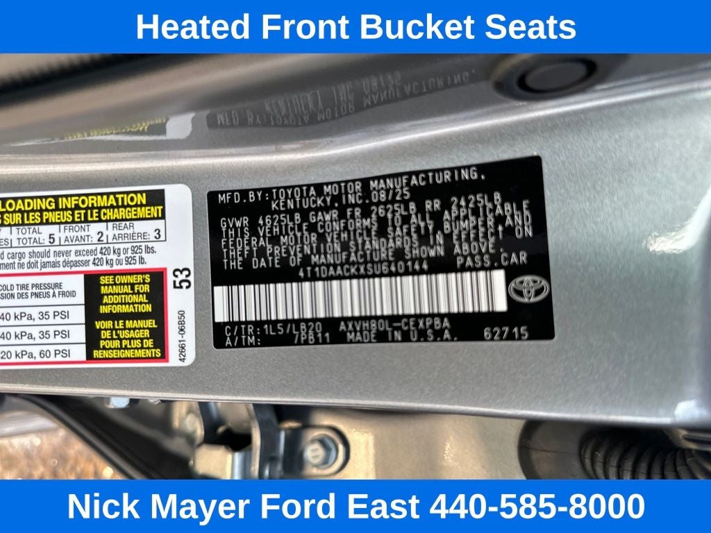 2025 Toyota Camry XSE