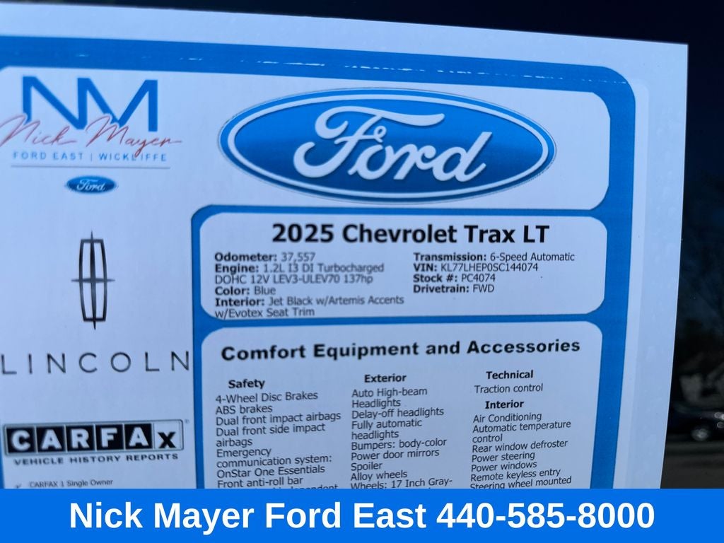 2025 Chevrolet Trax LT