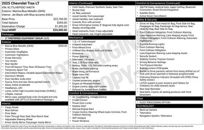 2025 Chevrolet Trax LT