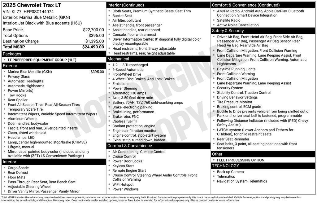 2025 Chevrolet Trax LT