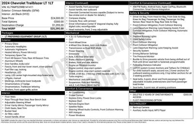 2024 Chevrolet TrailBlazer LT