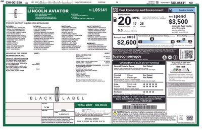 2025 Lincoln Aviator Black Label