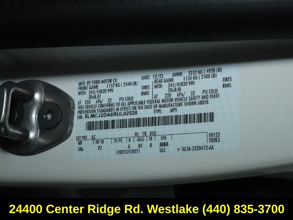 2024 Lincoln Corsair Reserve