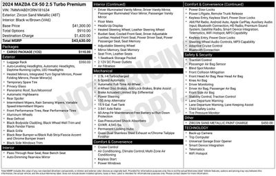 2024 Mazda Mazda CX-50 2.5 Turbo Premium Package