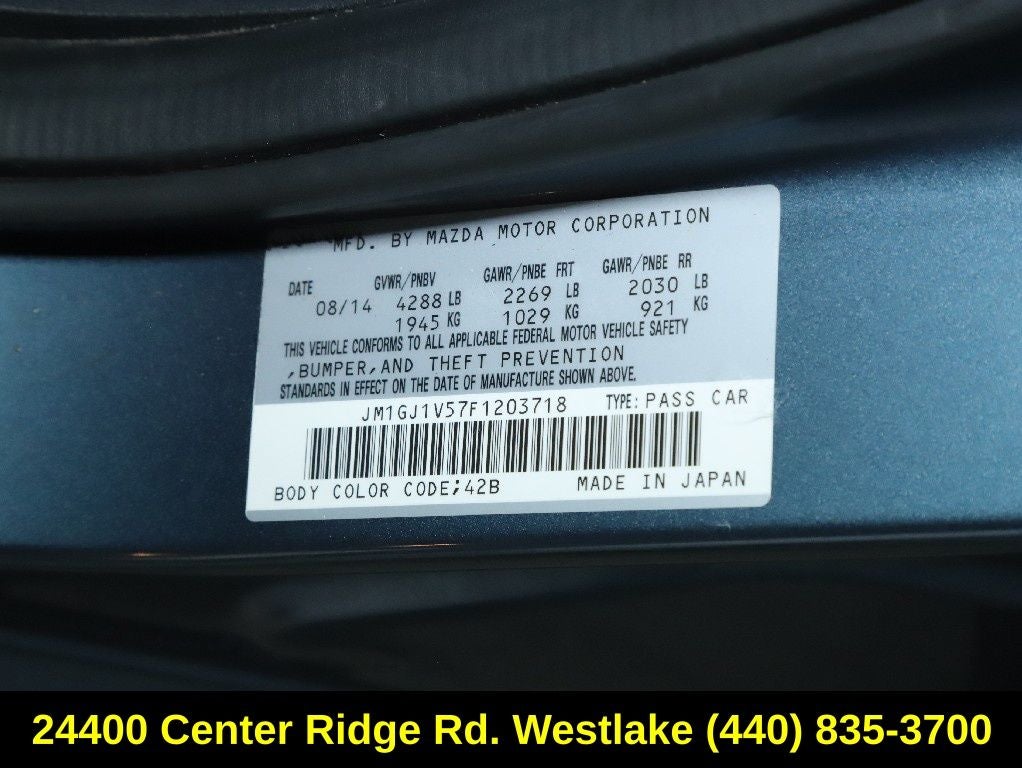 2015 Mazda Mazda6 i Touring