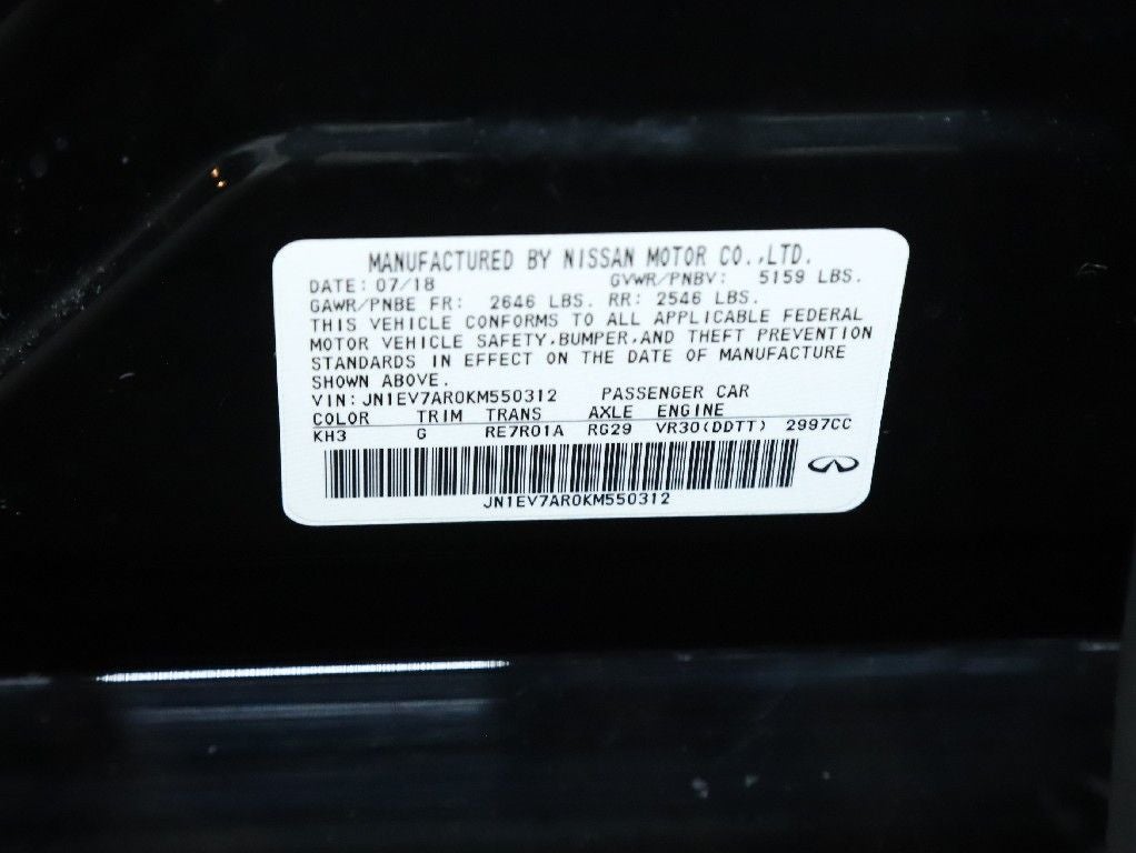 2019 INFINITI Q50 3.0t LUXE