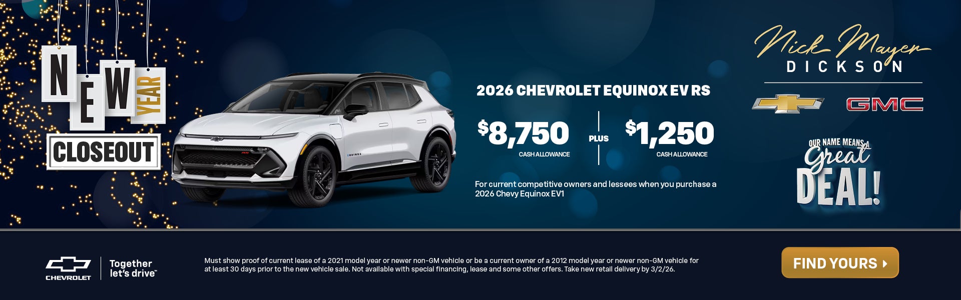 2026 Chevrolet Equinox EV RS