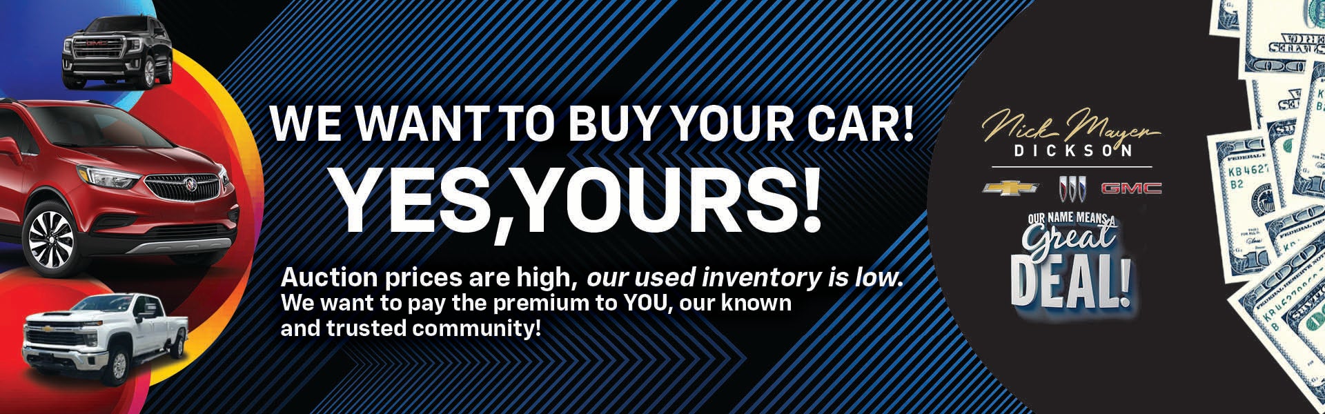 We Want To Buy Your Car