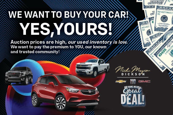 We Want To Buy Your Car