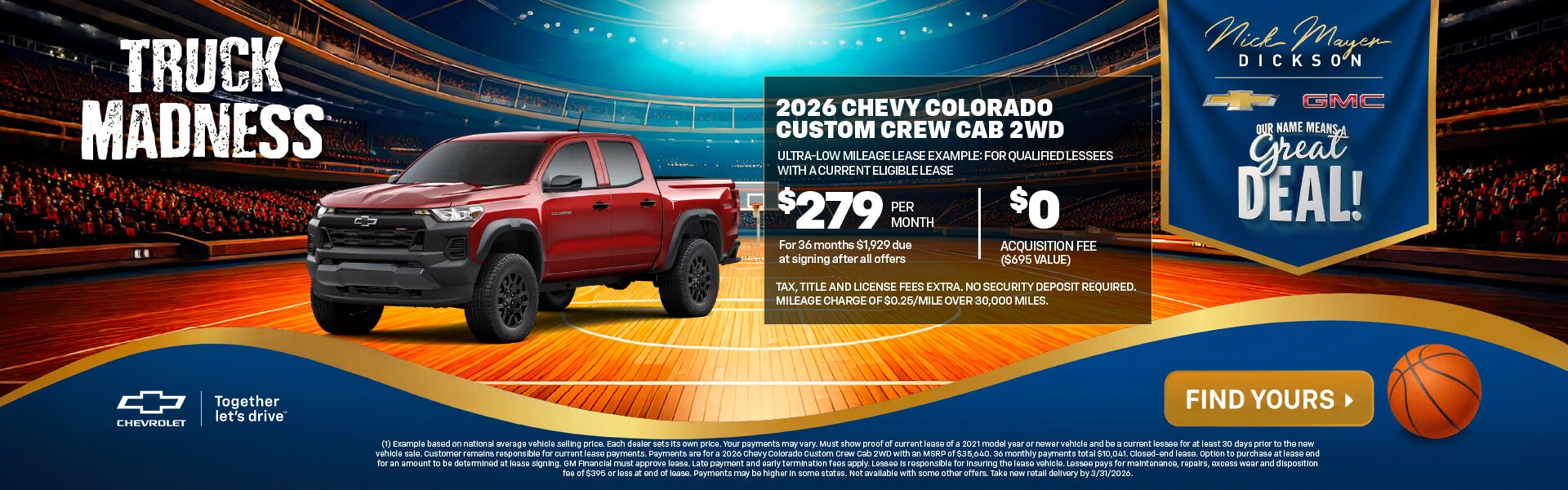 2026 Chevy Colorado Custom Crew