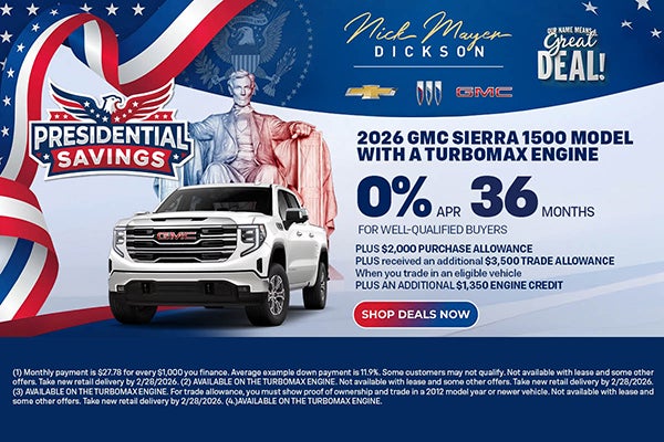 2026 GMC Sierra 1500 with Turbomax Engine