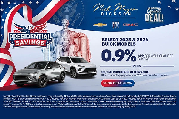 2025 & 2026 Buick Models