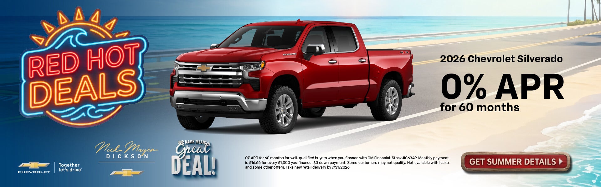 Silverado 0% APR