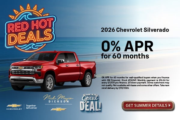 Silverado 0% APR