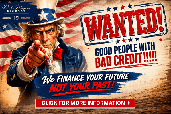Wanted! Good people with bad credit!