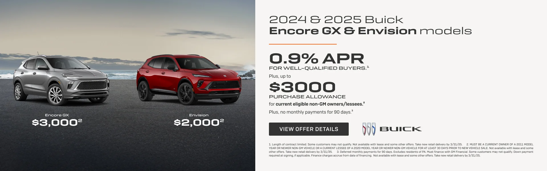 0.9% APRFOR WELL-QUALIFIED BUYERS.1Plus, up to $3,000 PURCHASE ALLOWANCE